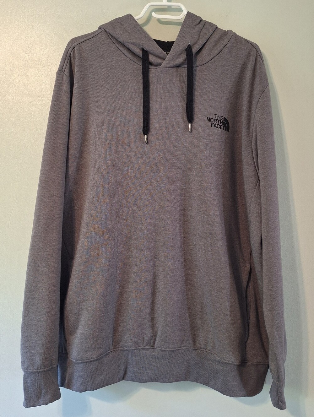 The North Face Men's Gray Hooded Pullover Sweatshirt XL